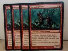 👍 FREE SHIPPING Slavering Nulls  Worldwake X4 MTG MAGIC THE GATHERING