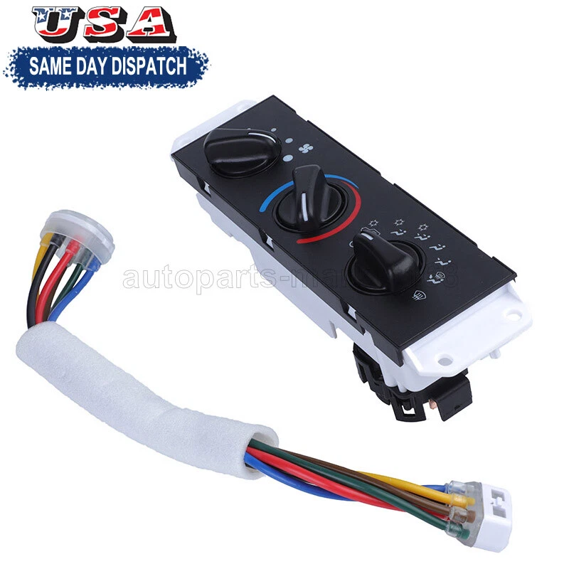 55037473AB para Jeep Wrangler 99-04 calentador ventilador interruptor de control de clima con aire acondicionado Foto 1 de 4