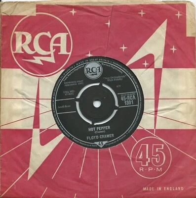 Floyd Cramer:Hot pepper/For those that cry:UK RCA:1962 - Image 1 of 2