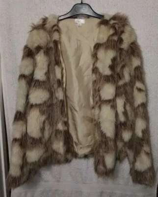 Abrigo chaqueta para mujer Decree de piel sintética talla mediana Foto 1 de 4