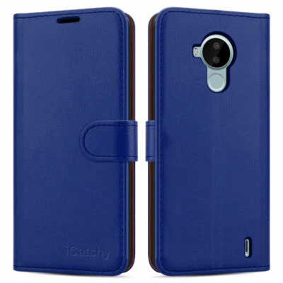 For Nokia C30 Phone Case Leather Wallet Book Flip Folio Stand View Cover - Image 1 of 4