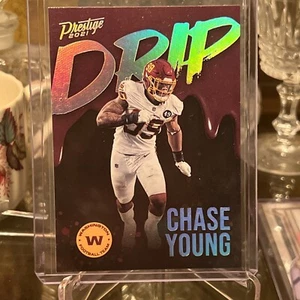 Chase Young 2021 Panini Prestige Drip SSP #ND-CY Washington Football Team NFL - Picture 1 of 2