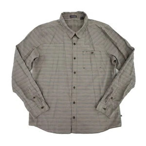 Camisa de cuello corto Toad & Co con botones para hombre L mini diente de sabueso - Imagen 1 de 23