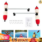 1 Pair Kayak Canoe PVC Stabilizer System Outrigger Arms Fishing Sidekick Kit
