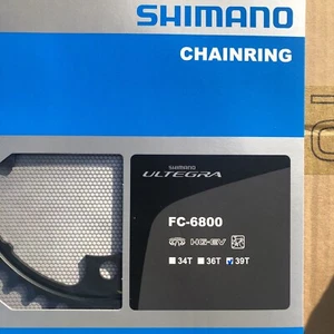 Shimano Ultegra FC-6800 39T Chainring 2x11 spd, 53-39T, MD, 110mm BCD, Y1P439000 - Picture 1 of 2