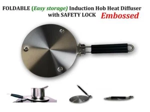 Induktion 11" Aluminium Edelstahl Kochfeld Konverter Schnittstelle geprägte Scheibe - Bild 1 von 8