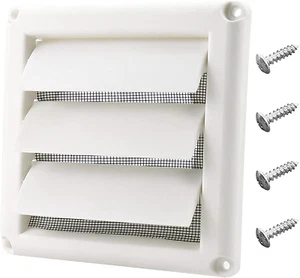 4" Dryer Vent Cover for Exterior Wall Vent Hood Outlet Airflow Vent Dryer Air Ve - Picture 1 of 12