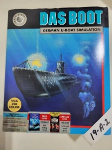 Three Sixty: Das Boot: Simulación de submarinos alemanes IBM PC Tandy DOS 5,25 discos - Imagen 1 de 5
