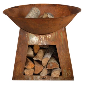 Feuerstelle Fargo Firebowl Rostoptik Terassenofen Grill Ofen Garten Feuer - Bild 1 von 6