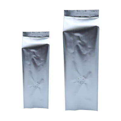 25 pcs Secure Matte Silver Side Gusseted Aluminum Storage Pouch in Many Sizes - Image 1 of 4