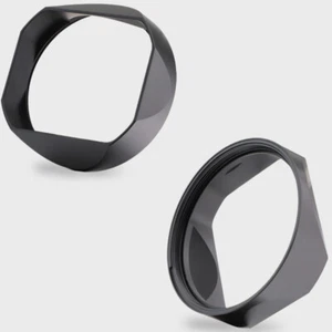 Rectangle Metal Aluminum Alloy Lens Hoods Cap Cover Hood For Lecia Q3 Q2 Q QP - Picture 1 of 7