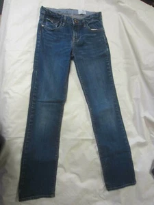 Gap 1969 -Heavy Demin Stretch Skinny Blue Jeans -Adjustable Waistband - Size 13 - Picture 1 of 7