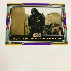 2022 Topps Star Wars The Book of Boba Fett Base #27 Purple Parallel Disney Plus - Picture 1 of 2