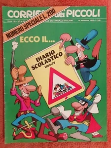 CORRIERE DEI PICCOLI N° 39 1969 PRIVO DI INSERTO - Imagen 1 de 2