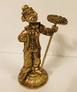 1989 Judy Talbot's George Good Clown 5” Figurine. Gold Plated Pewter #512 - Picture 1 of 5