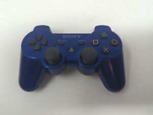 Sony PlayStation 3 PS3 Sixaxis DualShock 3 Controller Blue OEM Genuine TESTED!!!