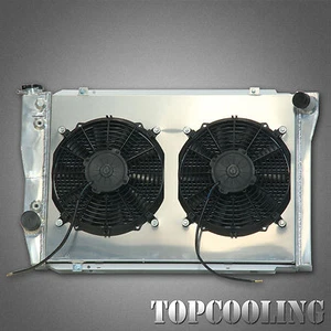 3 Row For Ford Falcon XC XD XE XF 1976-1986 Radiator + Fan Shroud 4.1L 6Cyl AT - Picture 1 of 6