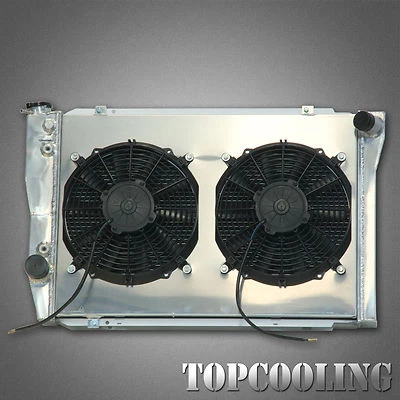 3 Row For Ford Falcon XC XD XE XF 1976-1986 Radiator + Fan Shroud 4.1L 6Cyl AT - image 1 of 4