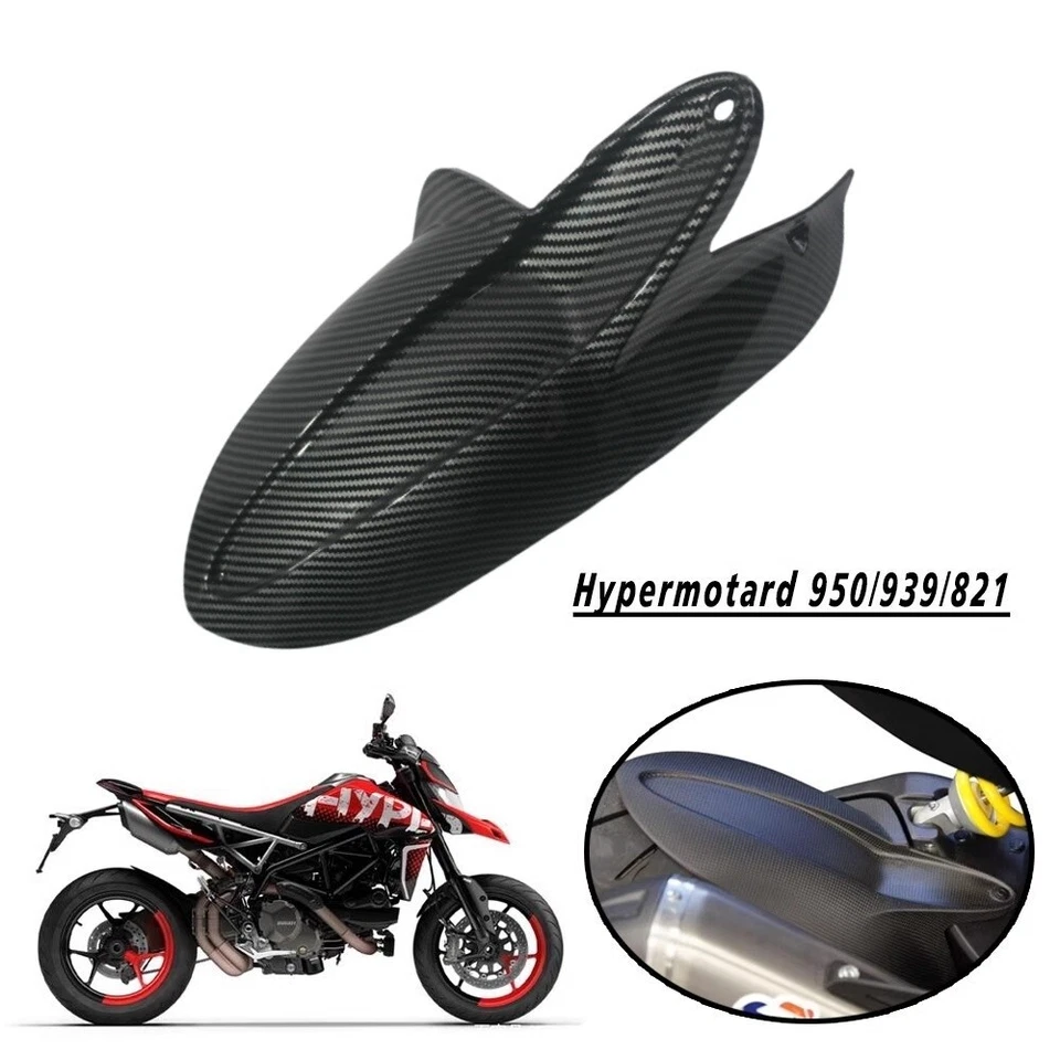 Fit For Ducati 950 939 821 2013- Monster 1100 Carbon Fiber Rear Hugger Fender - Image 1 of 4