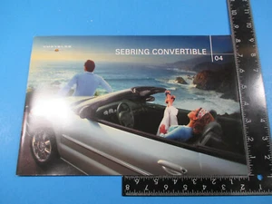 2004 Chrysler Sebring Convertible LX LXi GTC Limited Dealer Sales Brochure L1071 - Bild 1 von 4