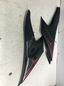 11K24 Kawasaki STX-15F 2011 COVER,SIDE SET EBONY 14091-3708-H8 14091-3709-H8 - Picture 1 of 17