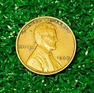 1938 Lincoln Cent Wheat Penny No Mint Mark - Picture 1 of 2