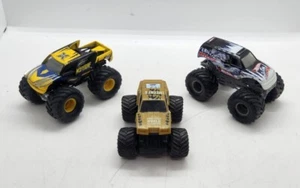 Vintage Monster Trucks 4x4 Lot of 3 TEAM MEENTS WOLVERINE X-MEN CHILLIN VILLAIN - Picture 1 of 12