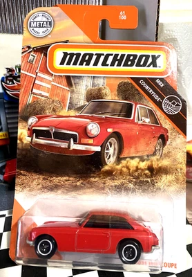 Matchbox 2020 Mainline MBX Coutryside 1971 MGB Coupe Red #61 - image 1 of 4