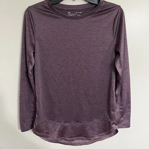 Camicia sportiva donna Under Armour manica lunga viola taglia XS - Foto 1 di 10