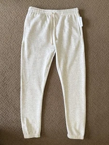 NEW PacSun Men’s Classic Fit Joggers White size Medium Comfort Activewear - Picture 1 of 5