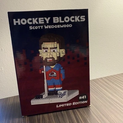 SCOTT WEDGEWOOD HOCKEY BLOCKS COLORADO AVALANCHE SGA 11/13/25 BALL ARENA NIB - Image 1 of 4