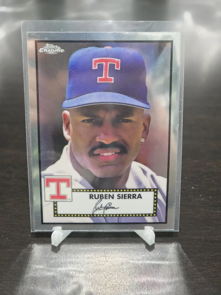 2021 Topps Chrome Platinum Anniversary Base #567 Ruben Sierra - Texas Rangers - Image 1 of 2