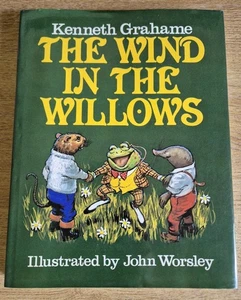 KENNETH GRAHAME'S THE WIND IN THE WILLOWS ILLUSTRATED HARDBACK BOOK WITH COVER - Picture 1 of 8