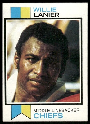 1973 Topps #410 Willie Lanier - Image 1 of 2