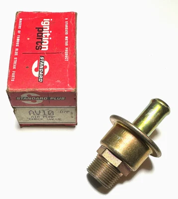 Válvula de retención de inyección de aire secundaria con bomba de smog estándar NOS AV-10 Foto 1 de 3