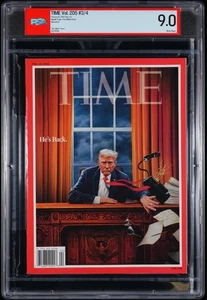 2025 TIME Magazine – “He’s Back.”  PSA 9.0  Donald Trump Cover  Newsstand - Bild 1 von 2