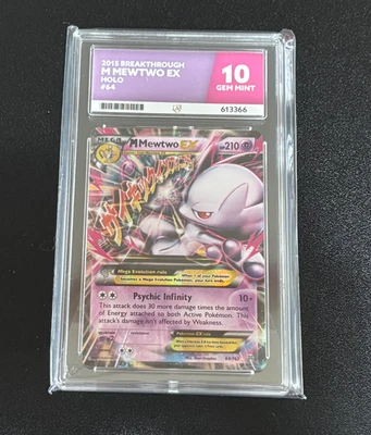 M Mewtwo EX XY Breakthrough Card 64/162 ACE 10. (Perfect Subs) - Image 1 of 2