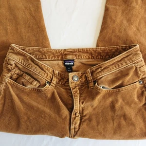 Patagonia Corduroy Pants Women’s Size 27 Honey Brown Organic Cotton Straight Fit - Picture 1 of 17