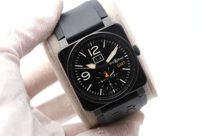 Bell & Ross BR 03-51  42mm Black Dial Steel Rubber Strap Men's Watch - Image 1 of 4