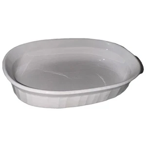 Corning Ware F-15-B Oval French White Casserole Dish 16 oz 2d - Picture 1 of 12