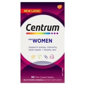 90 tabletas multivitamínicas y minerales Centrum para mujer - Imagen 1 de 4
