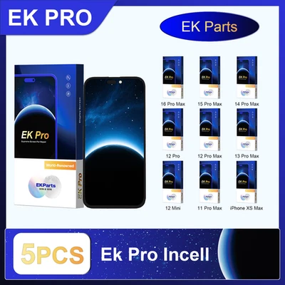 5 Pcs Incell For iPhone X XR XS 11 12 13 14 15 16 Pro Max Plus Mini Screen Lot - Image 1 of 4