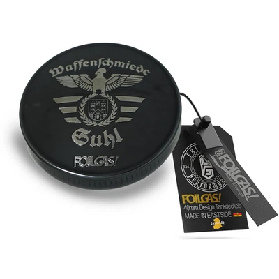 Tankdeckel  Candy Schwarz Waffenschmiede Gravur für Simson S51 S50 KR51 SR50 - Bild 1 von 4