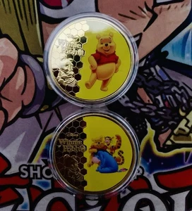 Winnie the Pooh entrambe le monete placcate oro - Foto 1 di 4