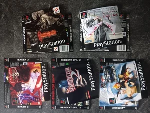 Playstation 1 PS1 Custom Repro Ersatz Inlays Covers | Wunsch Titel - Bild 1 von 2
