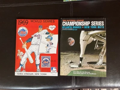 1969-WORLD SERIES METS PROGRAM- 1969-NATIONAL LEAGUE CHAMPIONSHIP SERIES-PROGRAM - Image 1 of 4