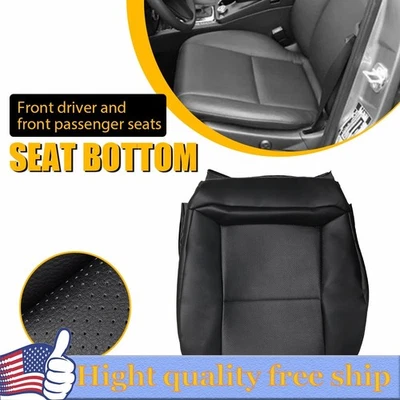For 2008-15 Mercedes Benz GLK250 300 Driver Bottom Leather SEAT COVER ( Black ) - Image 1 of 4