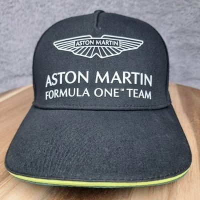 Aston Martin Cognizant Formula One Hat Cap Strap Back Black F1 Racing Mens - Image 1 of 4