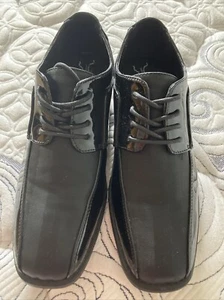 Felipe Stefano Black Formal Dressy Occasion Shoes Boys 6m Pre-owned. Excellent ! - Picture 1 of 8