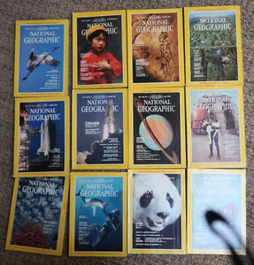 LOT OF 12 NATIONAL GEOGRAPHIC MAGAZINES 1981 @@@@@@@@@@@@@@@@@@@@@@@@@@@@@@@@@@@ - Bild 1 von 2